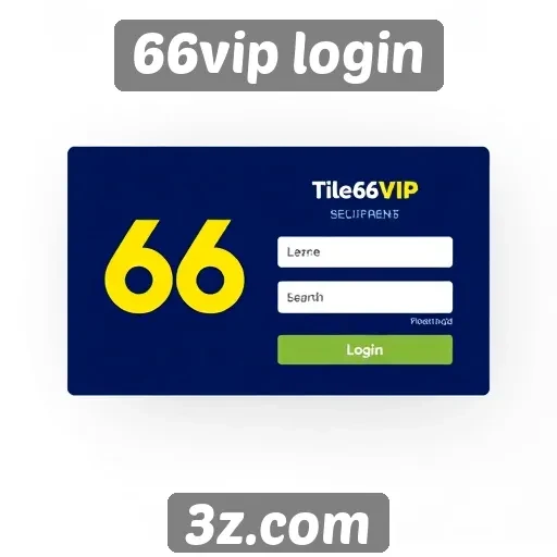 Interface do site 66vip login para novos usuários